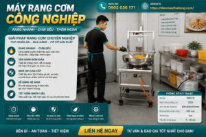 Máy chiên cơm gia công cao cấp