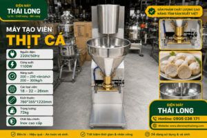 Máy tạo viên thịt cá
