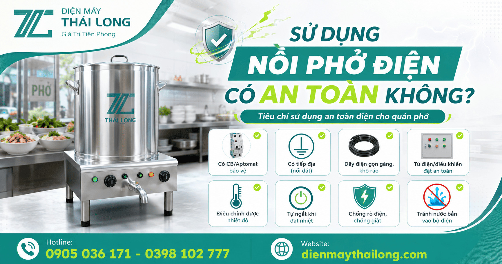 Sử dụng nồi phở điện có an toàn không?