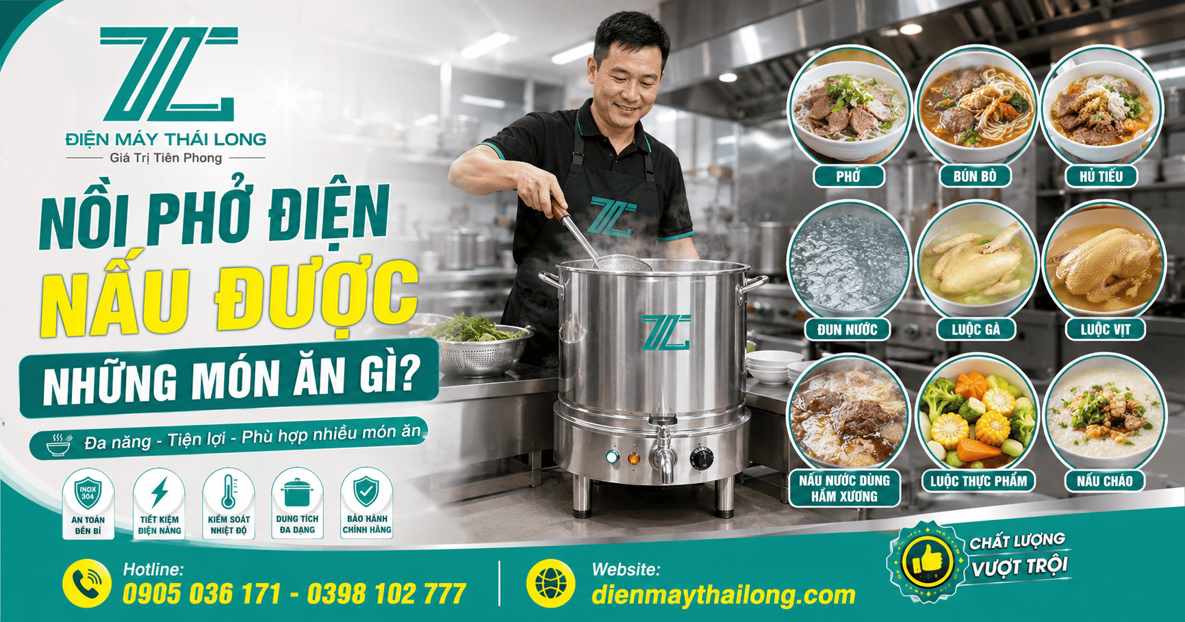 Nồi phở điện nấu được những món gì?