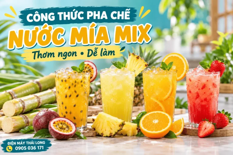 Công Thức Pha Chế Nước Mía Mix Ngon, Dễ Làm, Dễ Kinh Doanh