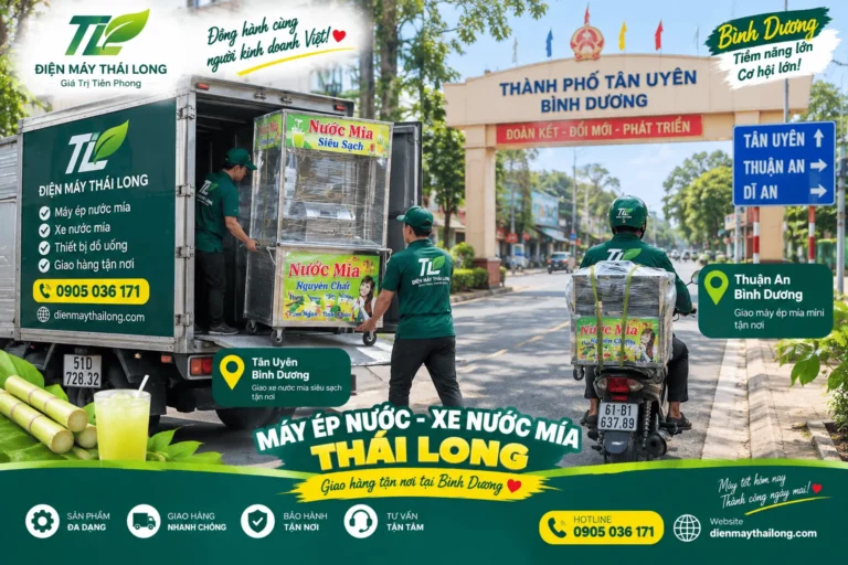 Cung Cấp Máy Ép Nước Mía, Xe Nước Mía Tại Bình Dương