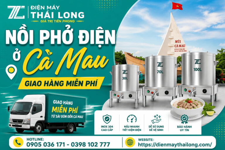 Nồi Phở Điện Ở Cà Mau | Giao Hàng Tận Nơi Miễn Phí