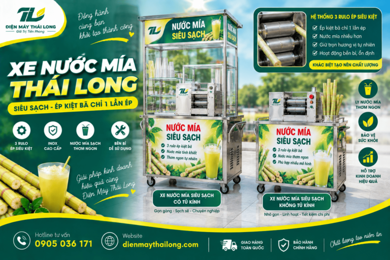 Xe Nước Mía Siêu Sạch