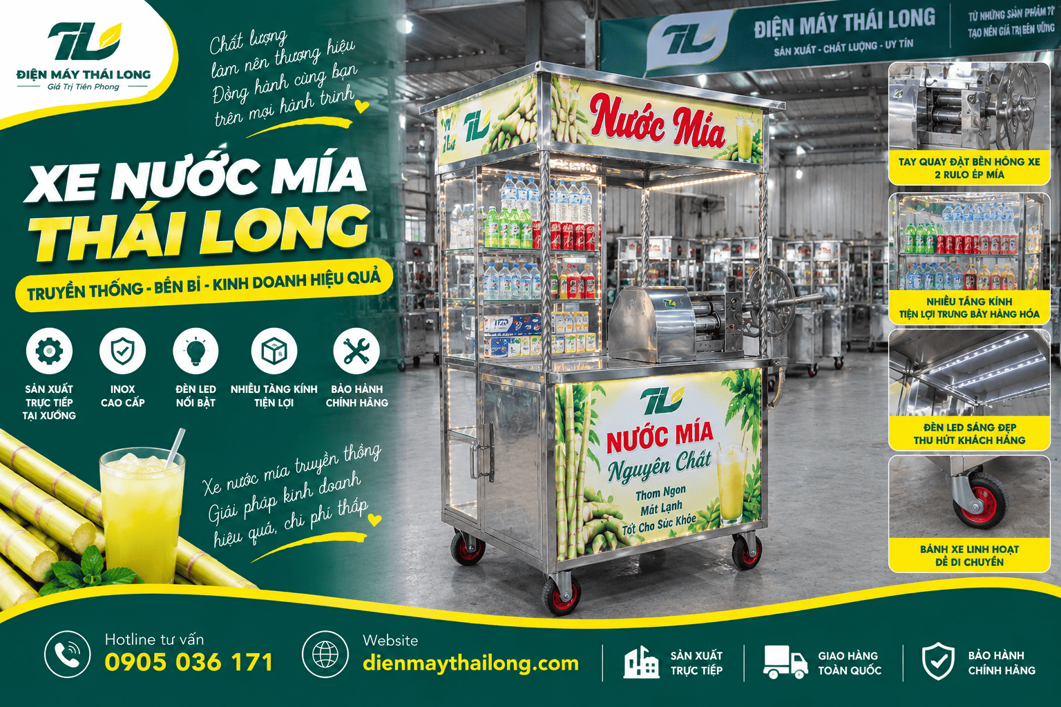 Xe nước mía truyền thống