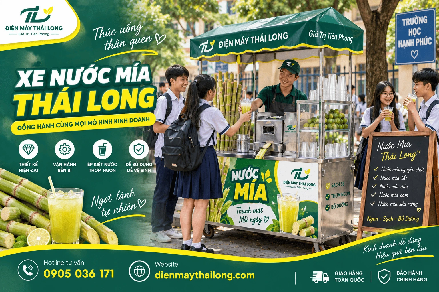 Xe nước mía Thái Long