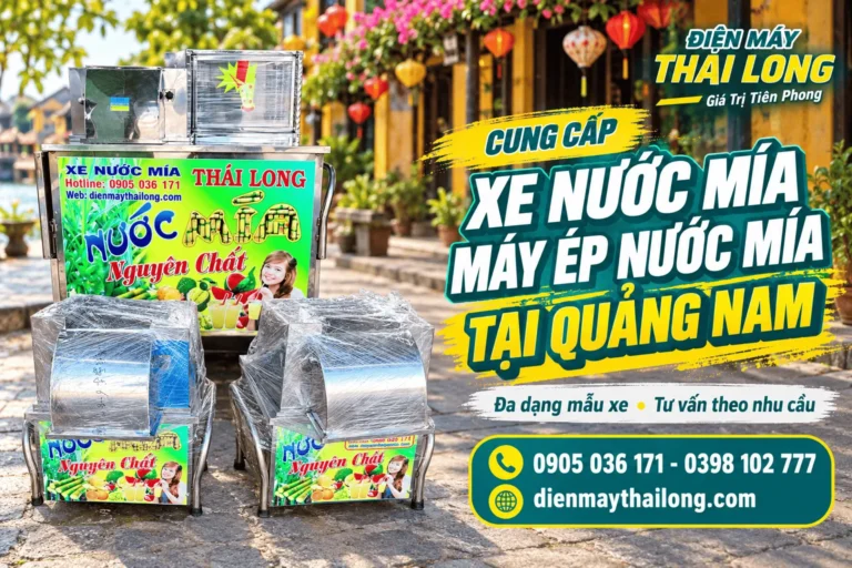 Cung Cấp Xe Nước Mía, Máy Ép Nước Mía Tại Quảng Nam